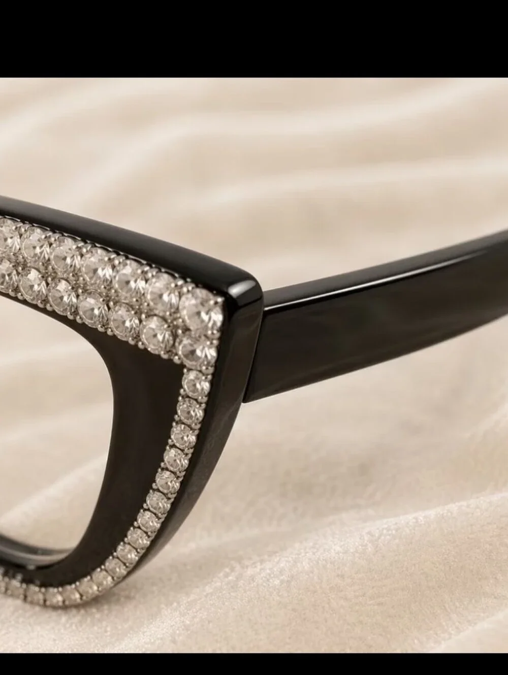 +4.00 Cat eye with Rhinestones reading glasses readers